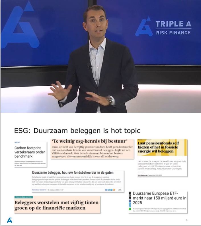 ESG beleggen en risicomanagement